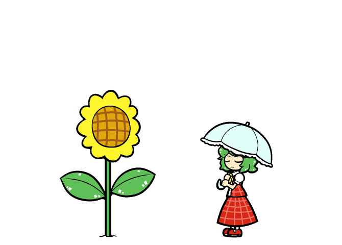 kazami yuuka (touhou) drawn by dora_ita