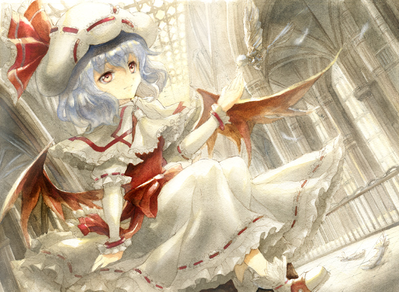 remilia scarlet (touhou and 1 more) drawn by keiko_(mitakarawa)