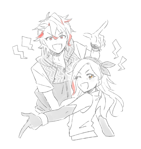 kurosawa rin and iriomote shou (aikatsu! and 1 more) drawn by mmm2id