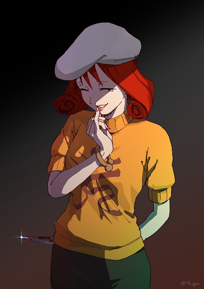 mimi miney (ace attorney and 1 more) drawn by taba_(tb_gya)