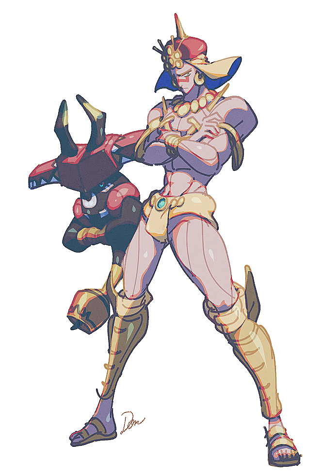 wamuu-and-tapu-bulu-pokemon-and-2-more-drawn-by-domu-hamadura