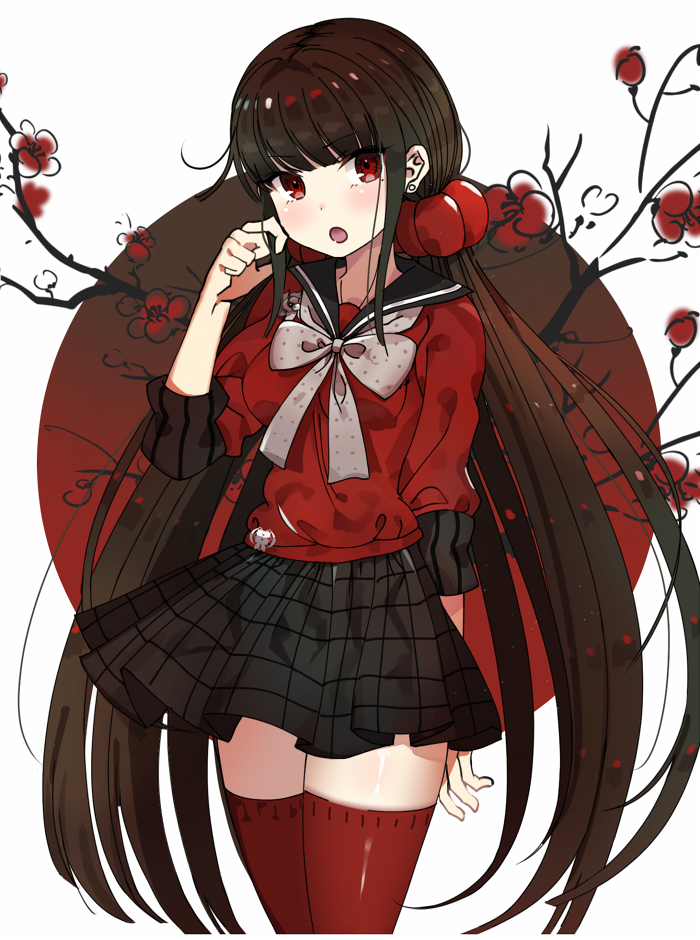 harukawa maki (danganronpa and 1 more) drawn by ssumbi