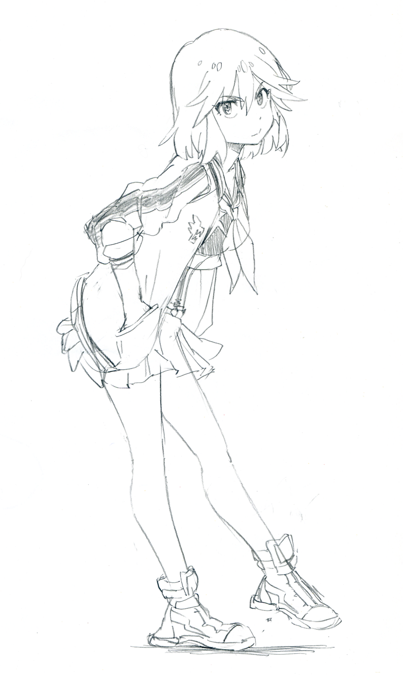 matoi ryuuko (kill la kill) drawn by o-nashi_neko