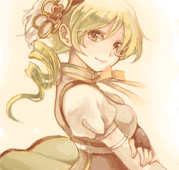 tomoe mami (mahou shoujo madoka magica) drawn by riyuko3