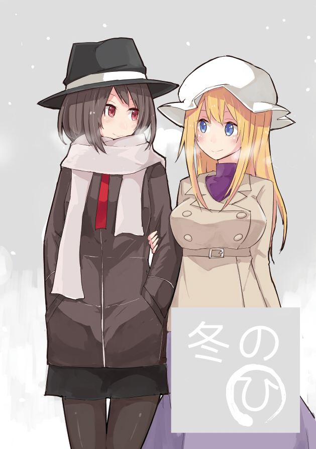 usami renko and maribel hearn (touhou) drawn by shiroshi_(denpa_eshidan)