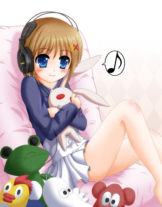 yagami hayate and noroi usagi (lyrical nanoha and 2 more) drawn by flipper