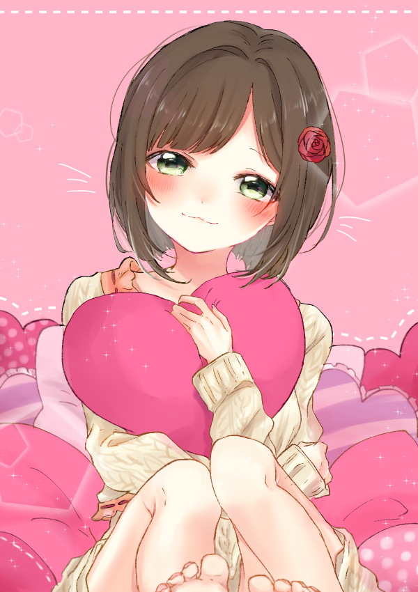 maekawa miku (idolmaster and 1 more) drawn by ina777