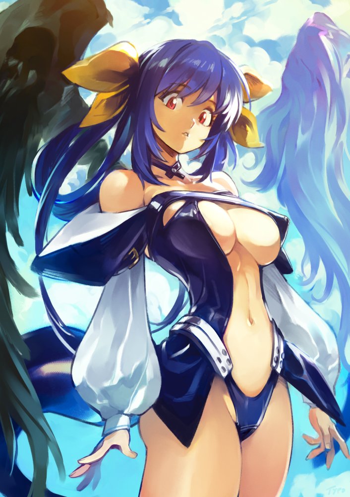 dizzy (guilty gear and 2 more) drawn by optionaltypo