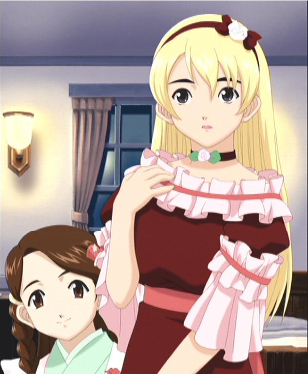 taiga shinjirou, petit mint, and yoshino anri (sakura taisen and 1 more)