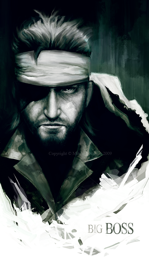 big boss and naked snake (metal gear and 1 more)