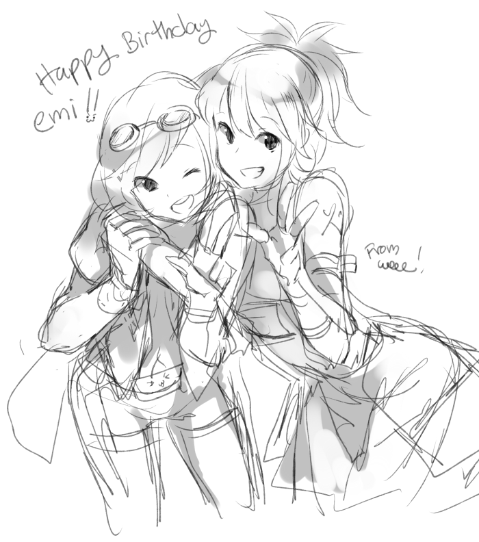 ade and azuri (original) drawn by weee_(raemz)