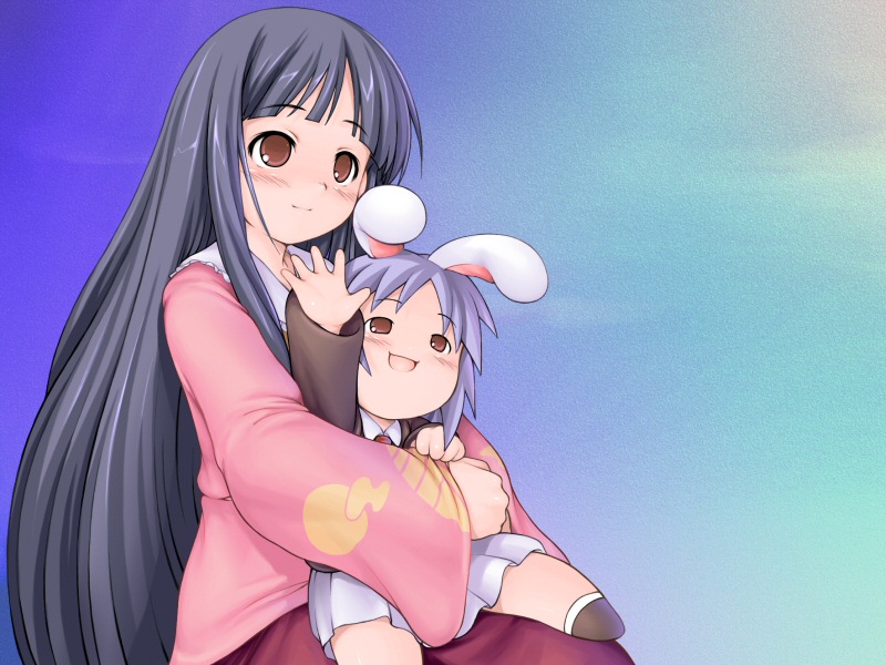 reisen udongein inaba and houraisan kaguya (touhou) drawn by chabo_(fuketsudan)