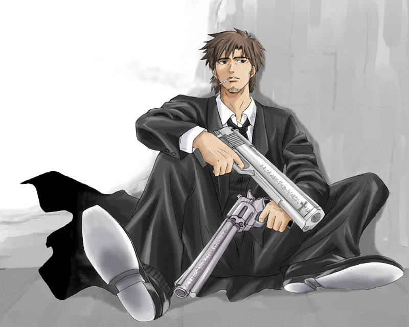 emiya kiritsugu (fate and 1 more) drawn by toshibou_(satsukisou)