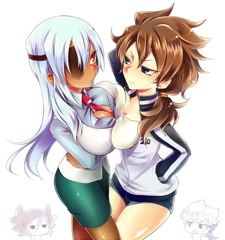hakuryuu, fudou akio, sakuma jirou, and genda koujirou (inazuma eleven) drawn by moegi_(honey_122)
