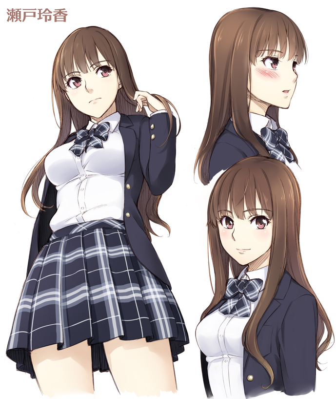 seto reika (futari no kanojo) drawn by korisei