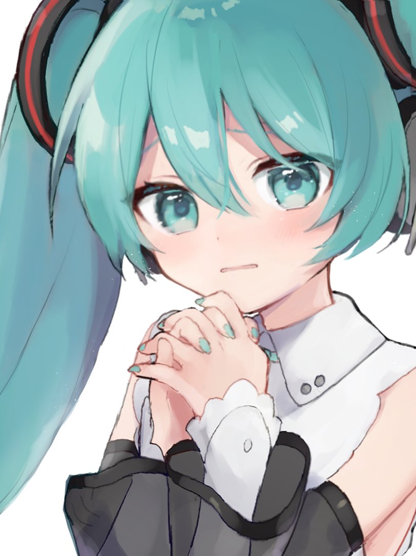 hatsune miku (vocaloid and 1 more) drawn by akikan_sabako