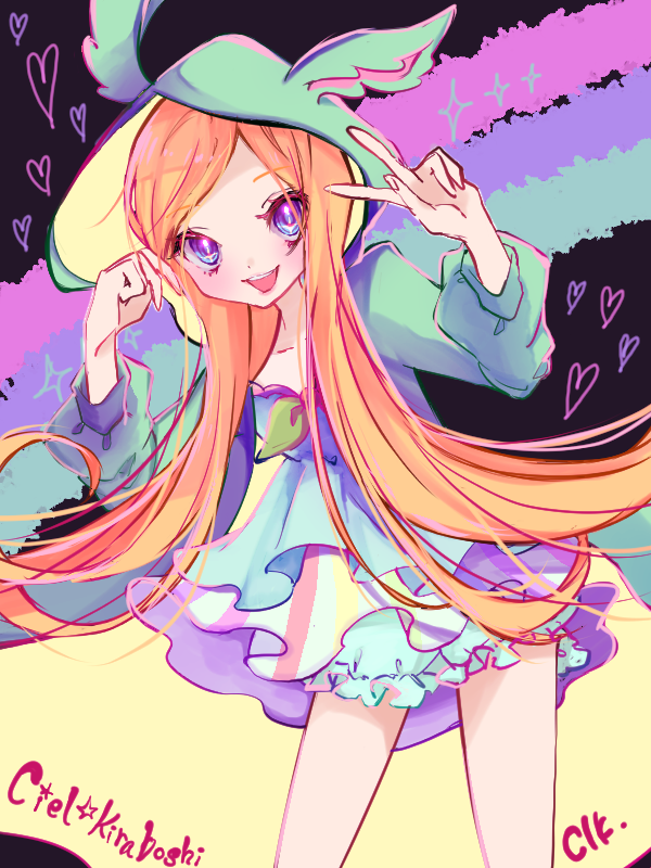 kirahoshi ciel (precure and 1 more) drawn by charuko