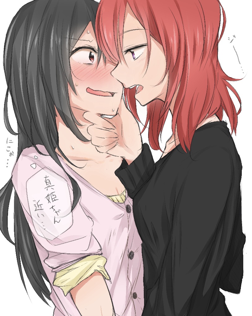 nishikino maki and yazawa nico (love live! and 1 more) drawn by itsuki_(scandal2550)