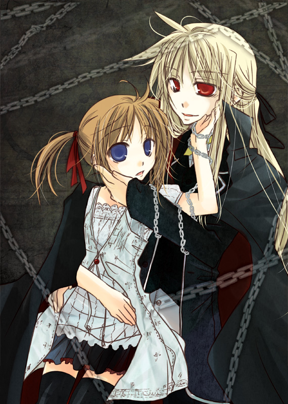 fate testarossa and takamachi nanoha (lyrical nanoha and 1 more) drawn by maccha_ritoro