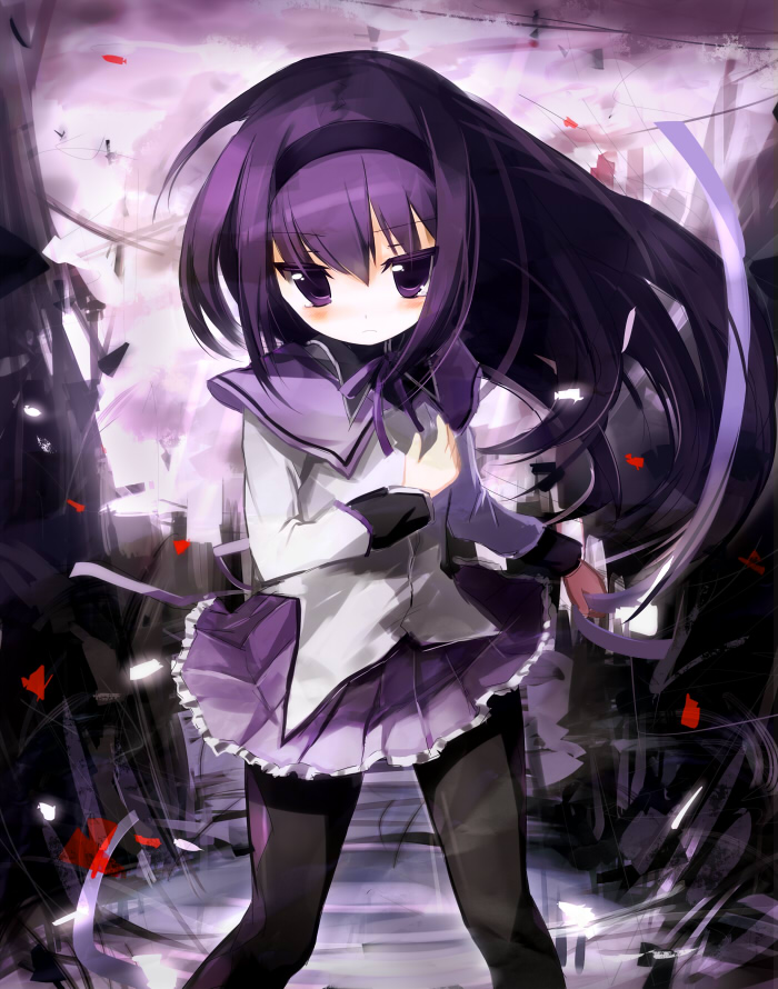 akemi homura (mahou shoujo madoka magica) drawn by taharu_kousuke