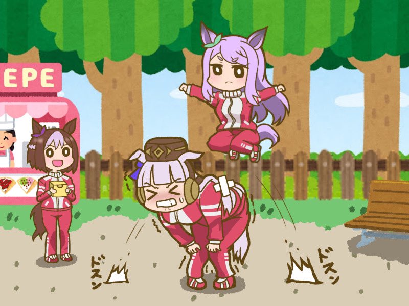 mejiro mcqueen, gold ship, and special week (umamusume and 2 more) drawn by mr._ebidou