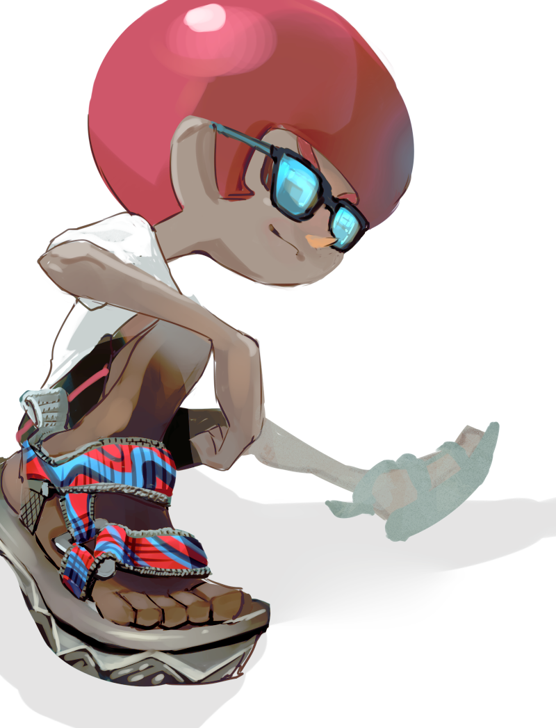 octoling player character and octoling boy (splatoon) drawn by koike3582