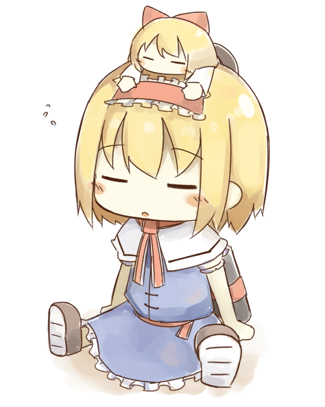 alice margatroid and shanghai doll (touhou) drawn by baron_(x5qgeh)