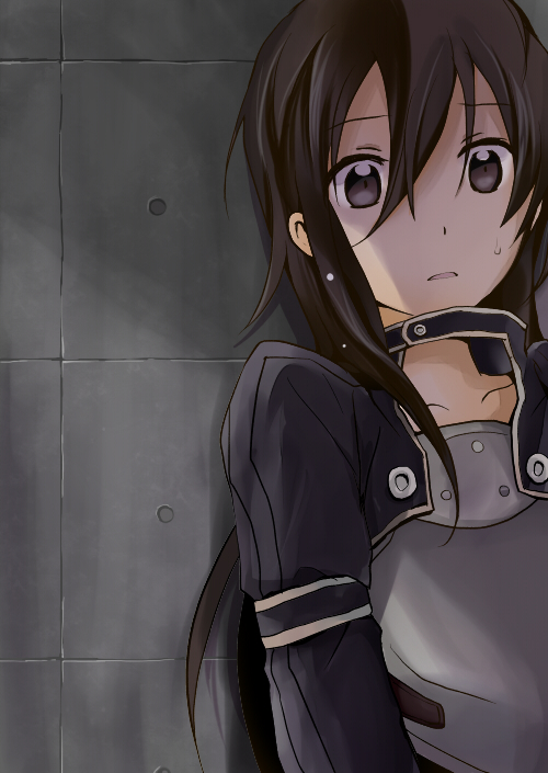 kirito (sword art online) drawn by minato_(marumira)