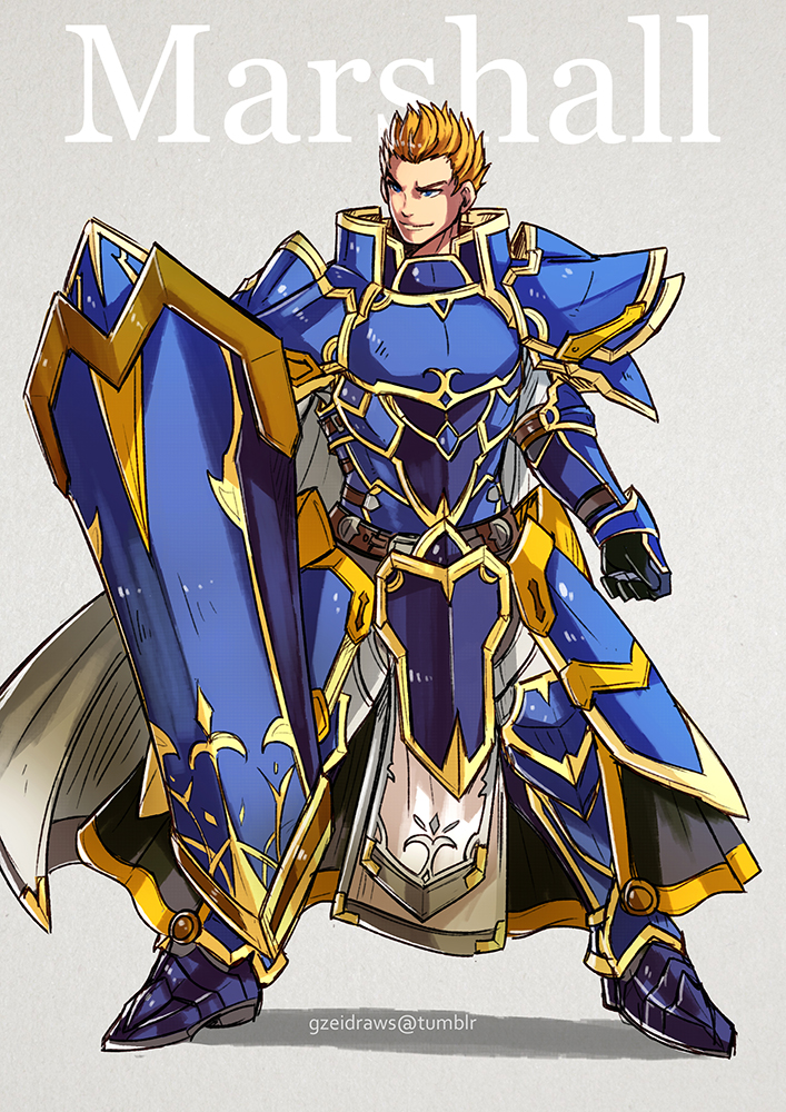 gatrie (fire emblem and 1 more) drawn by gzei