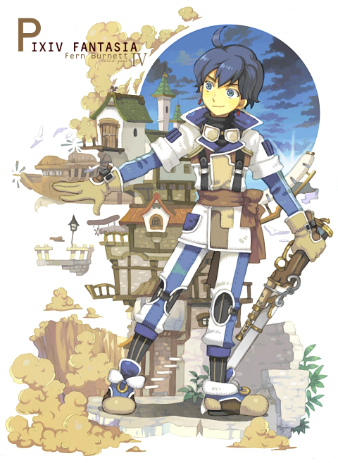 fern burnette (pixiv fantasia and 1 more) drawn by yumi_(yupopi)