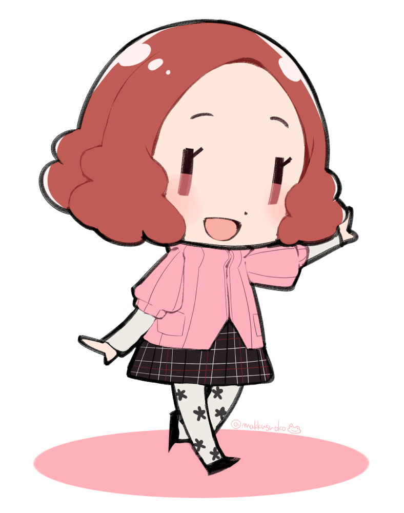 okumura haru (persona and 1 more) drawn by do_m_kaeru