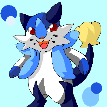 oshawott (pokemon and 1 more) drawn by oekaki-nyamu