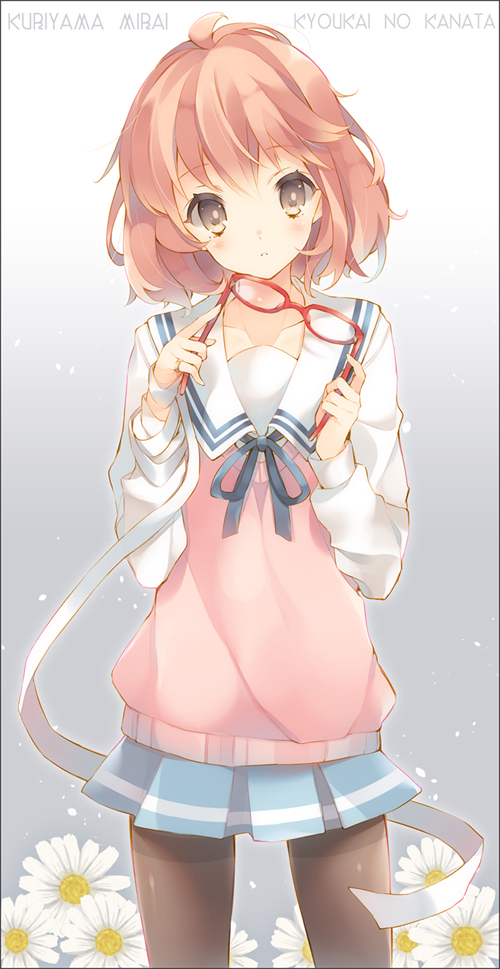 kuriyama mirai (kyoukai no kanata) drawn by enomoto_hina