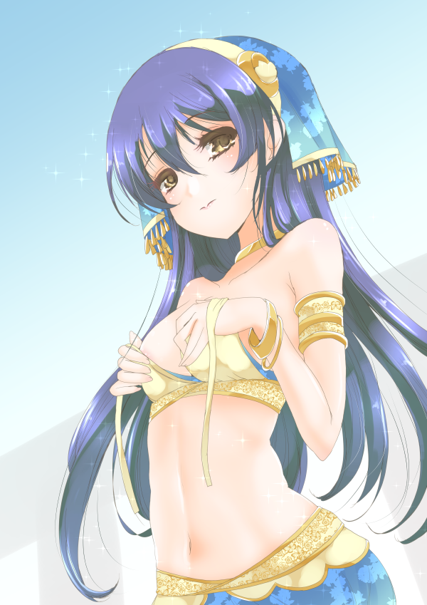 sonoda umi (love live! and 1 more) drawn by frapowa
