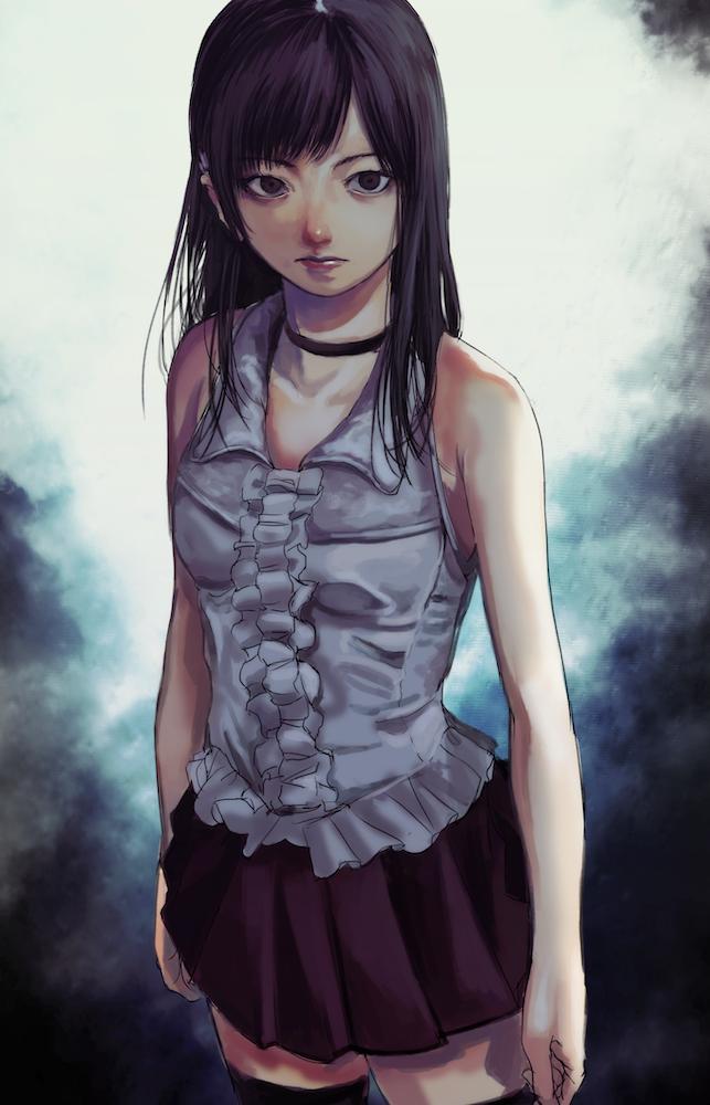 hinasaki miu (fatal frame and 1 more) drawn by gauss_<bokashi