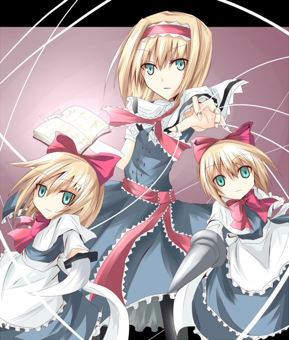 alice margatroid and shanghai doll (touhou) drawn by ram_hachimin