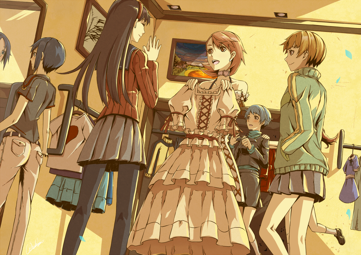 Shirogane Naoto Satonaka Chie Amagi Yukiko Kujikawa Rise