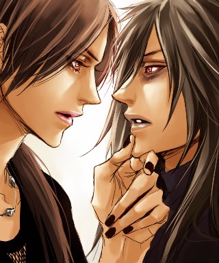 uchiha itachi and uchiha madara (naruto) drawn by lily_(artist)
