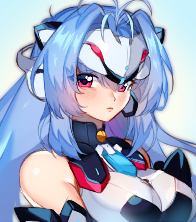kos-mos and kos-mos re: (xenoblade chronicles and 2 more) drawn by yagi_(kyuhyun)