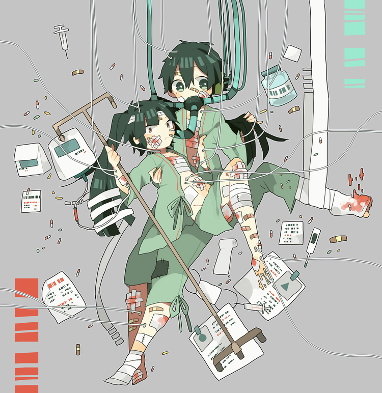 enomoto takane and kokonose haruka (kagerou project) drawn by yun_(dust-i1)