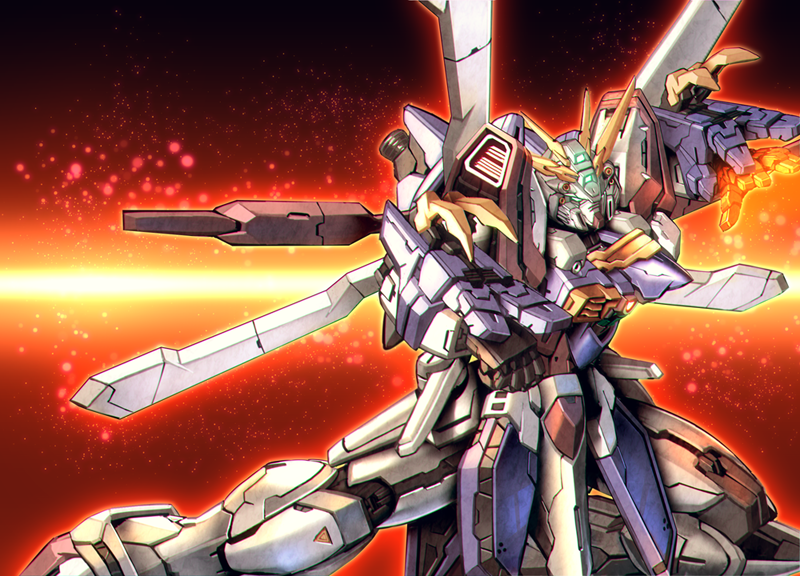 god gundam (gundam and 1 more) drawn by wasabi_(payan)