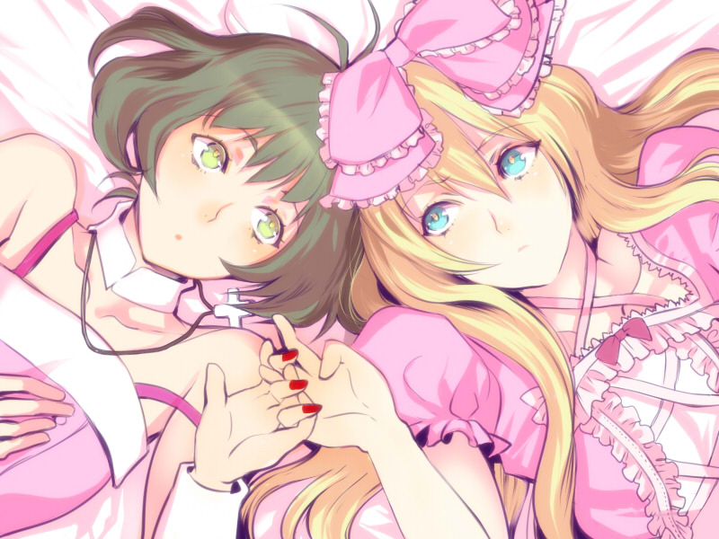 akizuki ryo and kurusu shou (idolmaster and 2 more) drawn by tori_(driftwood)