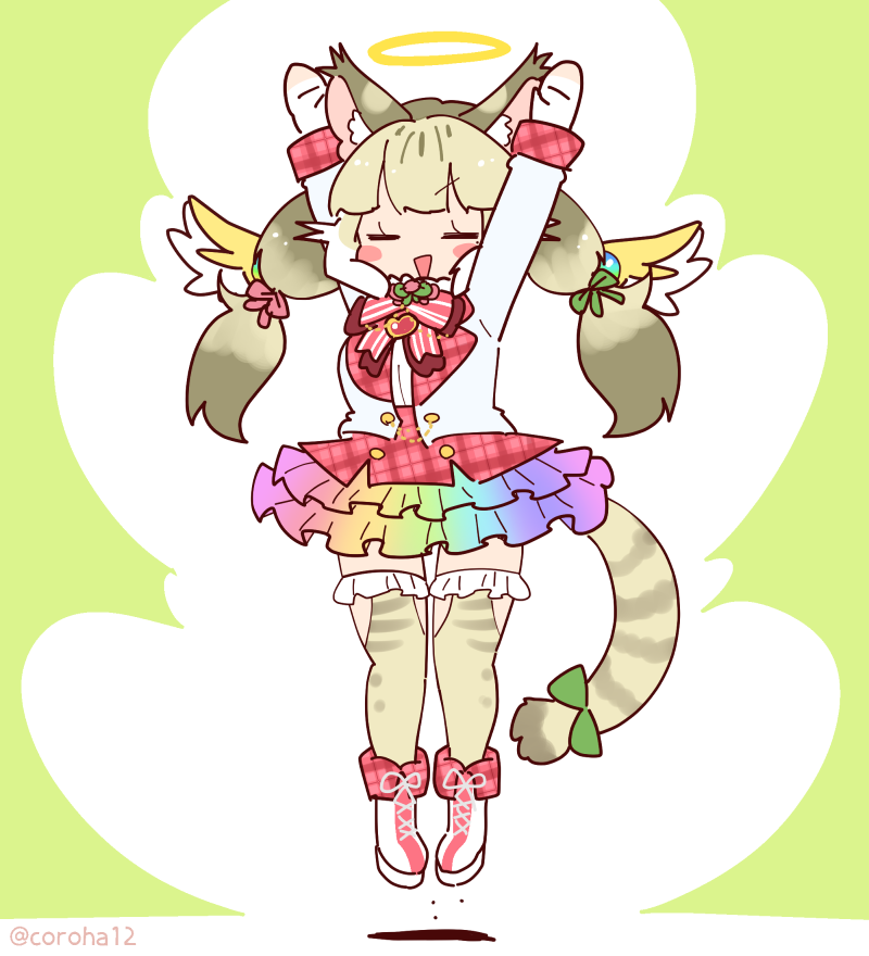 jungle cat (kemono friends and 1 more) drawn by coroha and lifelikealive