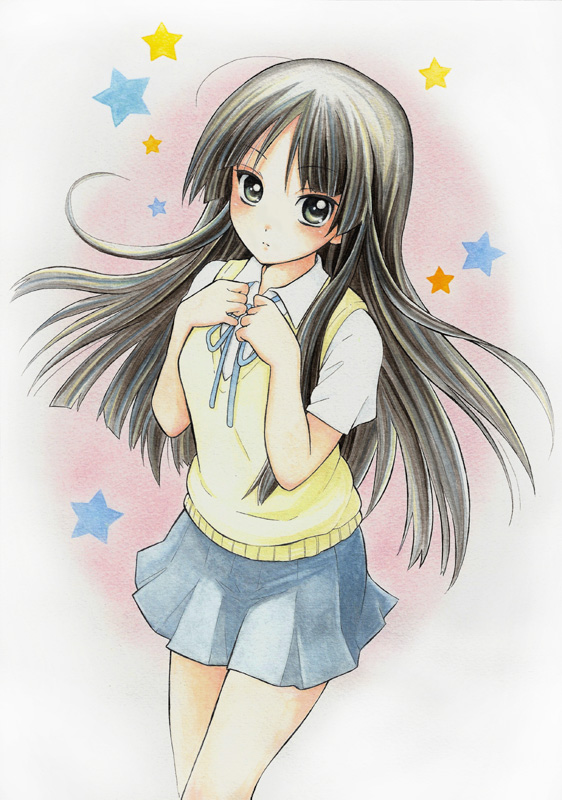 akiyama mio (k-on!) drawn by kokkoro_(nullcan)