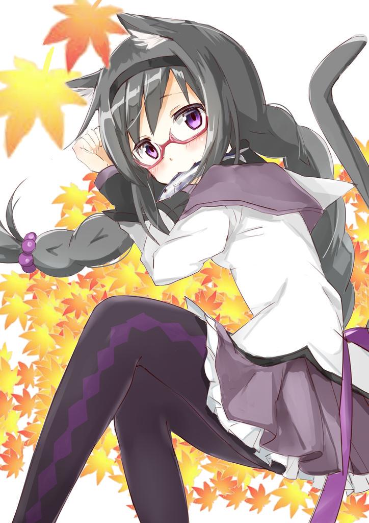 akemi homura (mahou shoujo madoka magica) drawn by tsubaki_(tatajd)