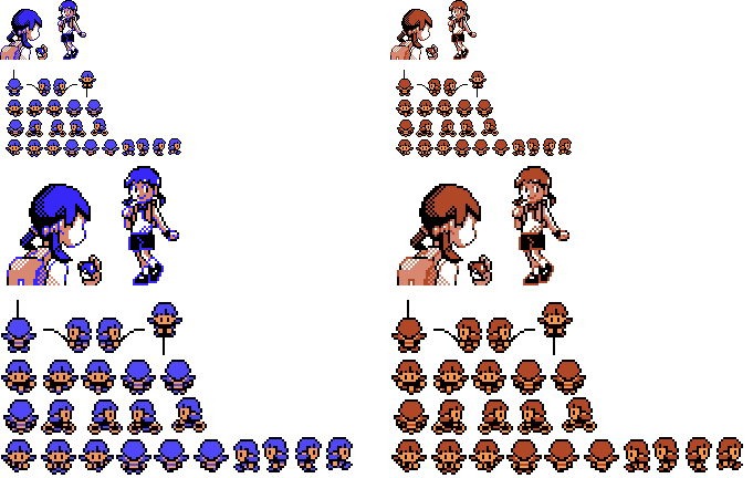 kris (pokemon and 1 more) drawn by ghost-missingno