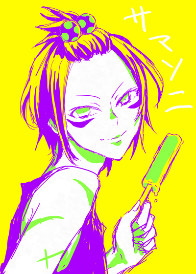 onsoku no sonic (one-punch man) drawn by mamicoh