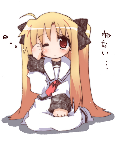 fate testarossa (lyrical nanoha and 2 more) drawn by futaru_usagi