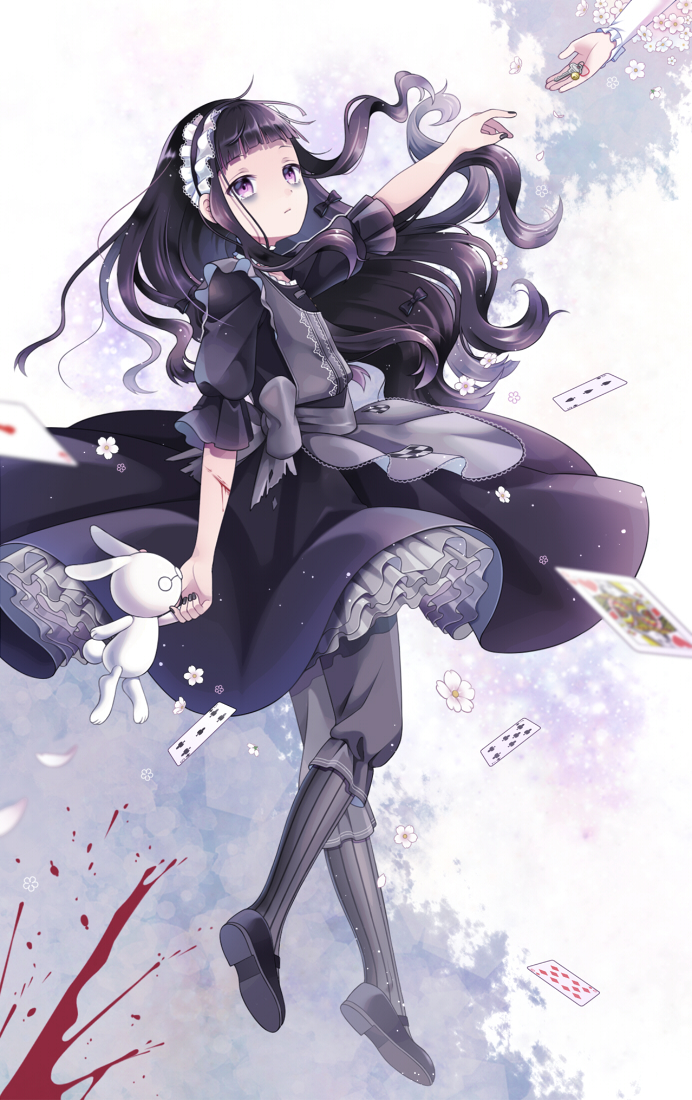 snow white and hardgore alice (mahou shoujo ikusei keikaku and 1 more) drawn by edamame_888