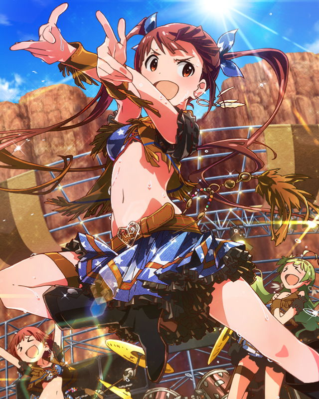 shimabara elena, nonohara akane, and matsuda arisa (idolmaster and 1 more)